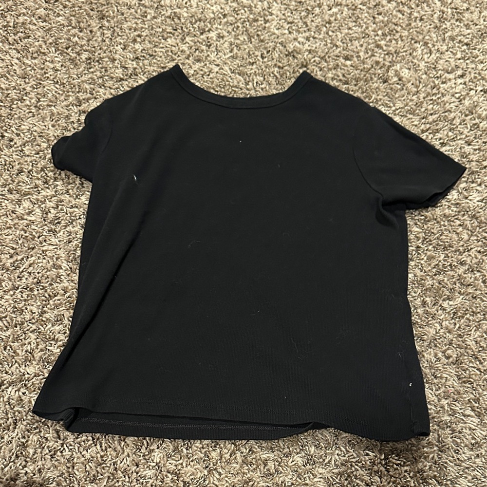 No Boundaries Black Crew Neck Tee